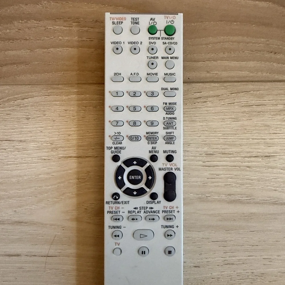Sony RM- A‎ AU002 AV Stereo System Remote Control
